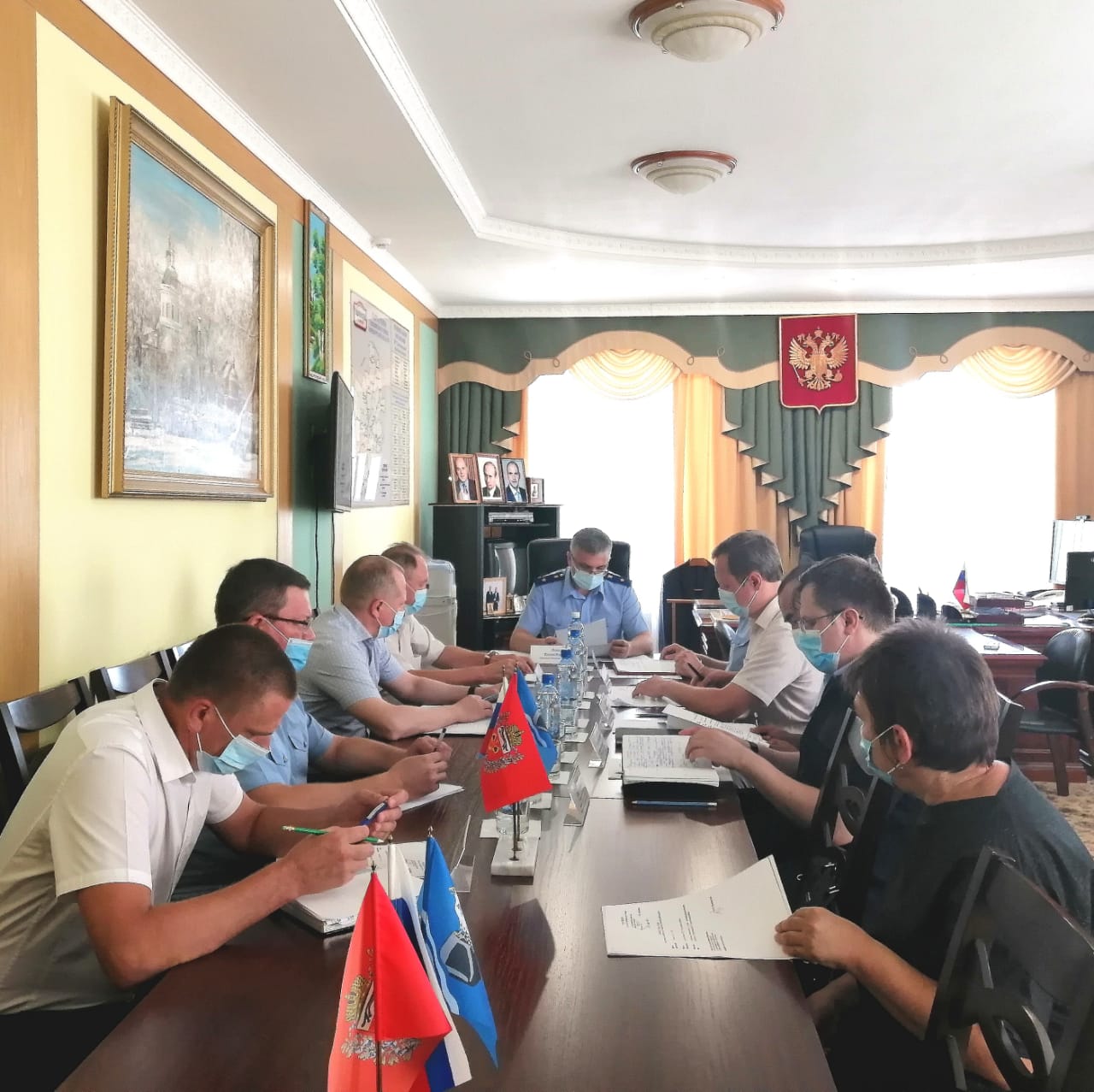 Генеральный директор Фонда Олег Панькин принял участие в выездном совещании по проверке законности состояния ЖКХ Ташлинского района