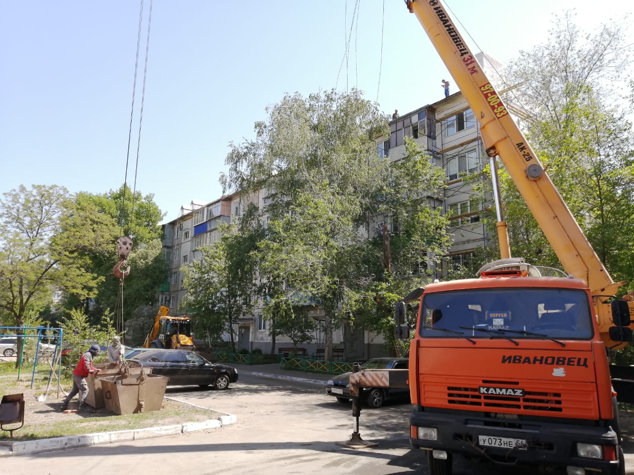 О выполнении работ на домах по проспекту Дзержинского